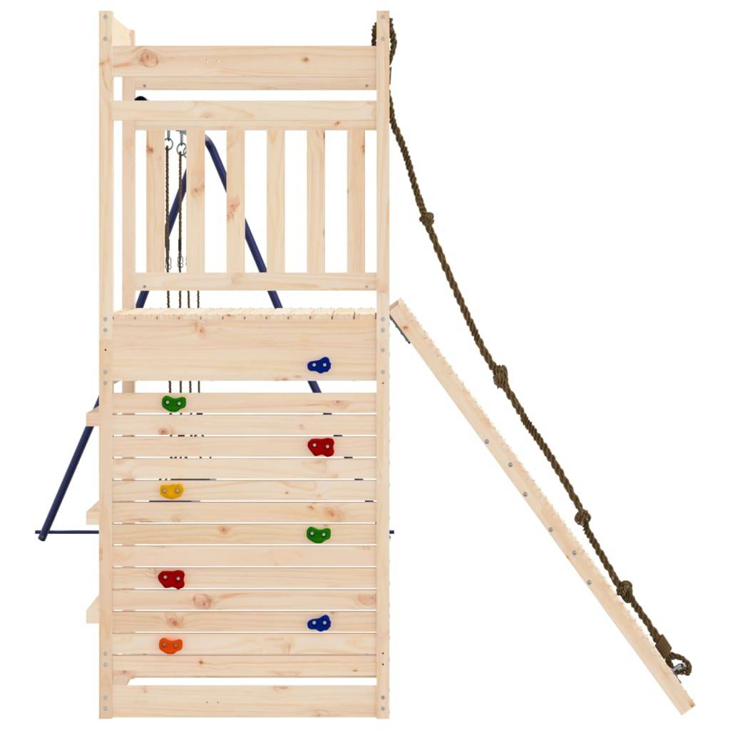 Helloshop26 - Aire de jeux d'extérieur portiques robuste jeux jardin 316 x 257 x 207 cm bois de pin massif - Imagen 4