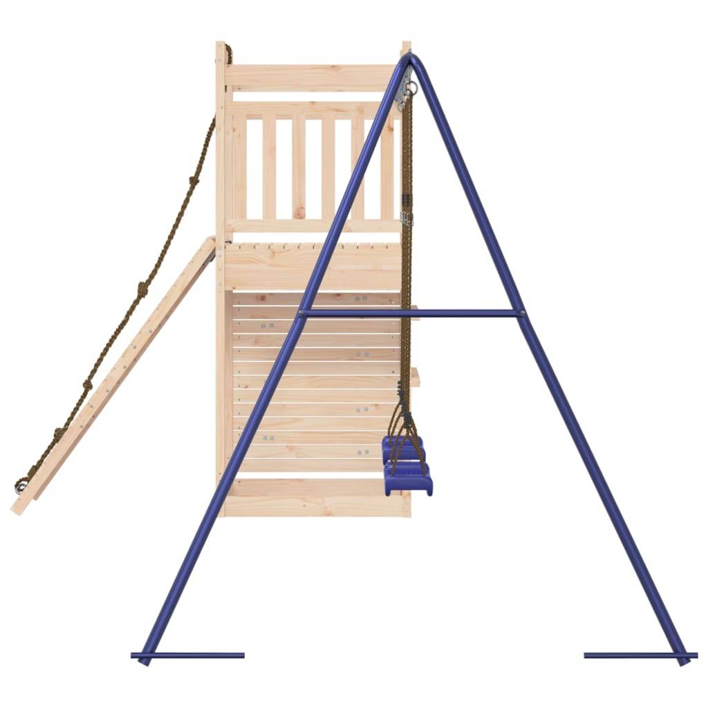 Helloshop26 - Aire de jeux d'extérieur portiques robuste jeux jardin 316 x 257 x 207 cm bois de pin massif - Imagen 5
