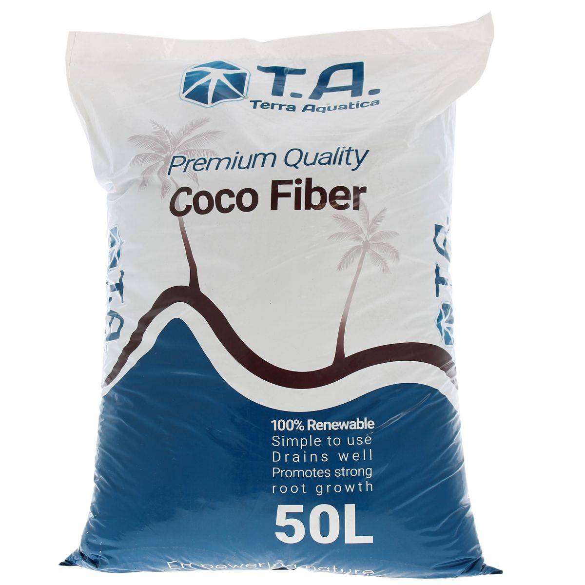 COCO Fiber en sac de 50 litres - Terra Aquatica
