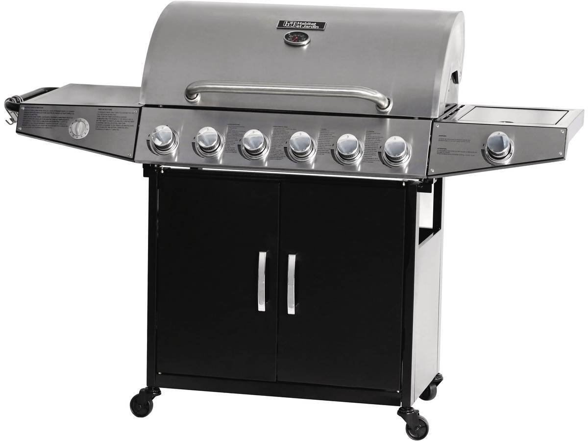 Barbecue Gaz "party 7" - 7 Brûleurs Dont 1 Latéral - 20.9 Kw -habitat Et Jardin - Imagen 1