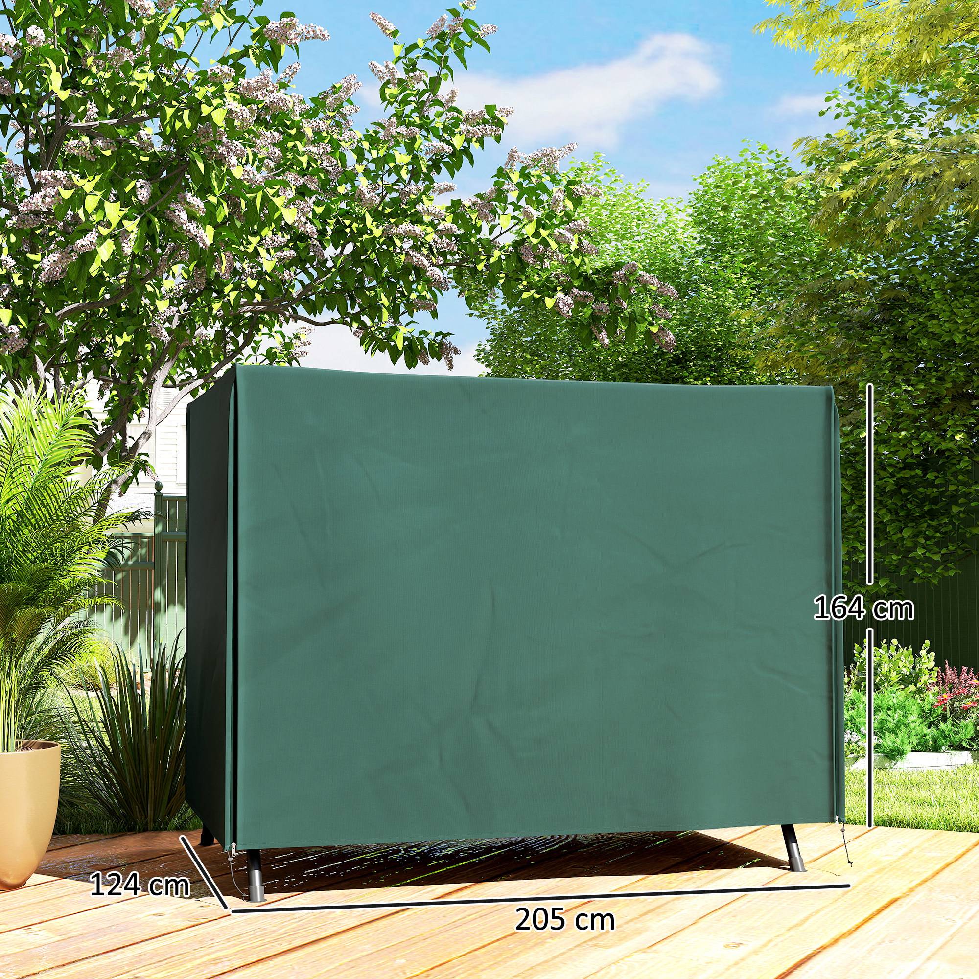 Housse balancelle 3 places Oxford 600D imperméable 205x124x164 cm - Image 5