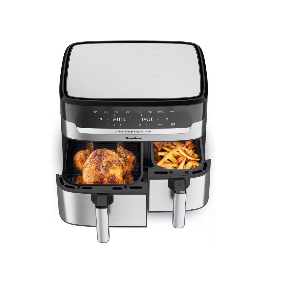 Moulinex - Friteuse sans huile 8.3l 2450w inox/noir EZ905D20 Moulinex - Image 3