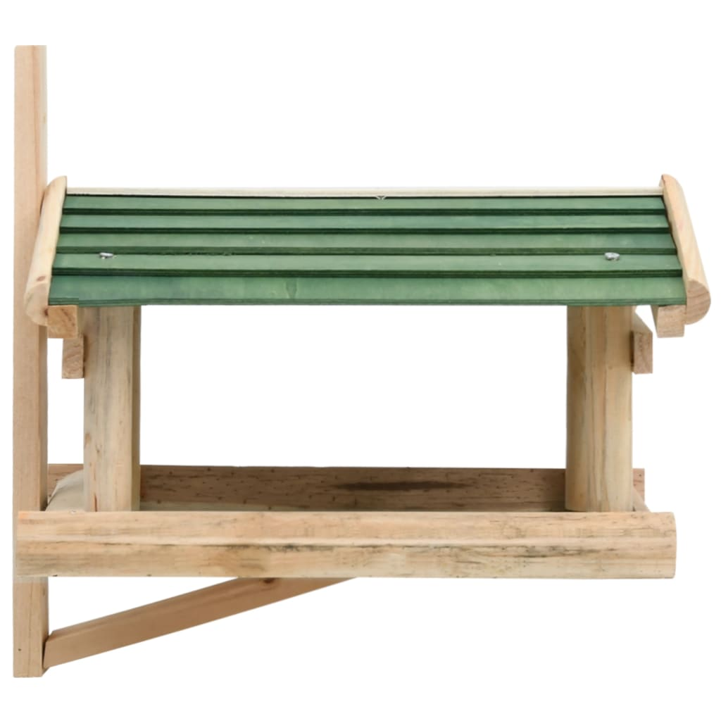 Vidaxl - Mangeoire À Oiseaux Bois De Sapin 35X29,5X21 Cm - vidaXL - Image 1