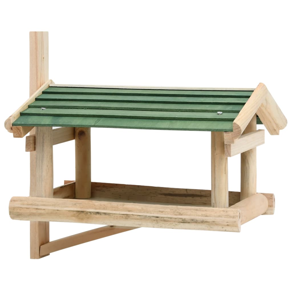 Vidaxl - Mangeoire À Oiseaux Bois De Sapin 35X29,5X21 Cm - vidaXL - Image 2