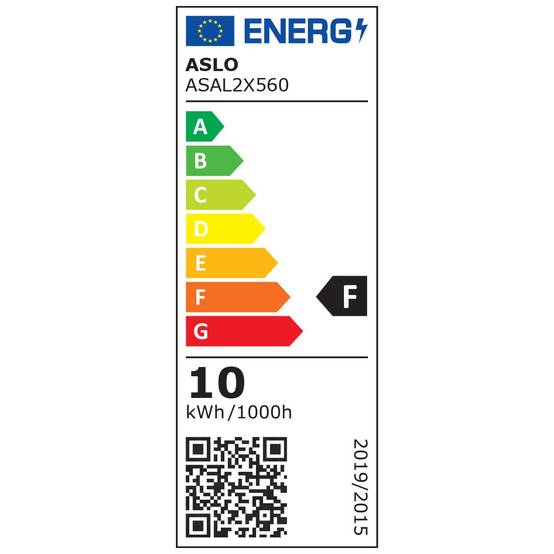 Applique murale extérieure Lampe LED Luminor 2x5W 6000K Blanc froid IP65 ASLO - Imagen 3