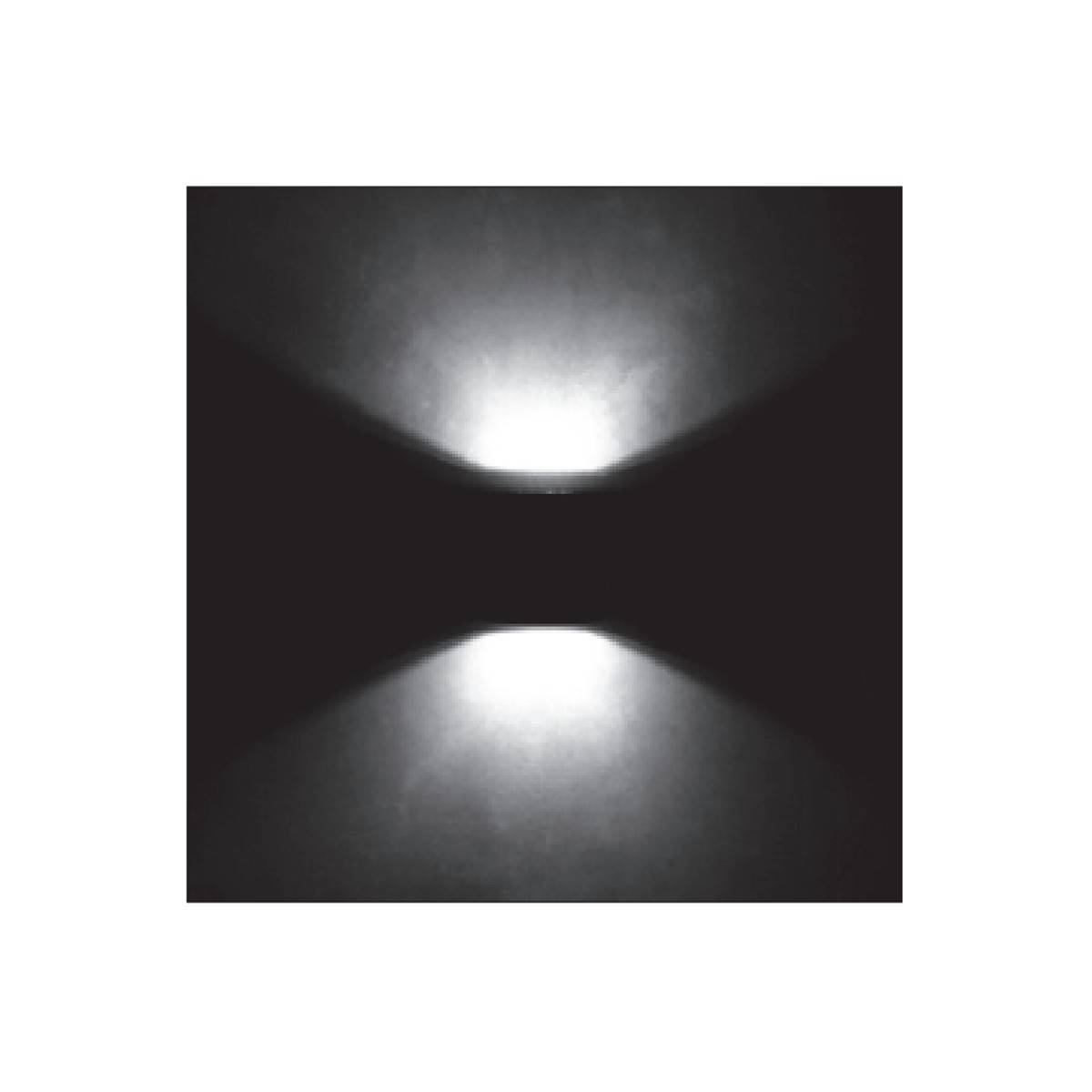 Applique murale extérieure Lampe LED Luminor 2x5W 6000K Blanc froid IP65 ASLO - Imagen 5