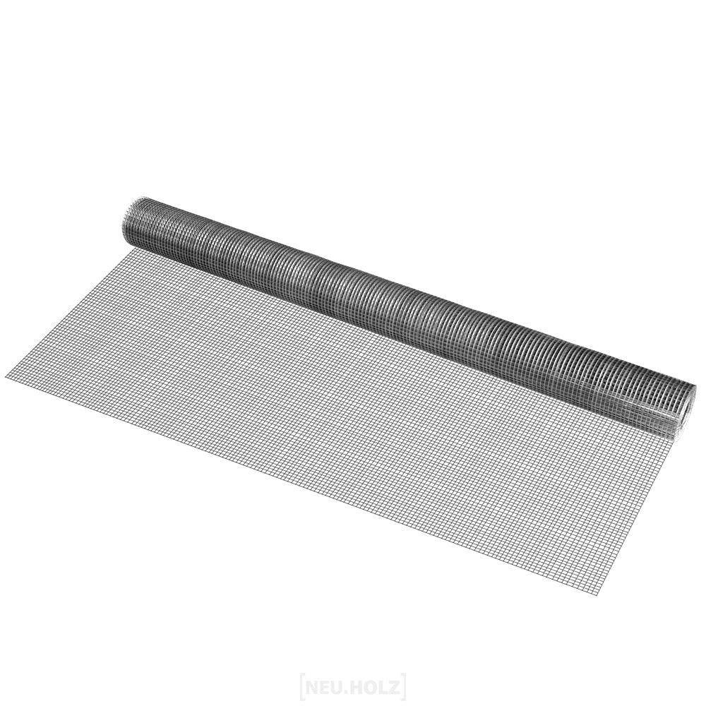 Helloshop26 - Clôture grillage fil de fer argent 100cm x 5 m gris - Imagen 2
