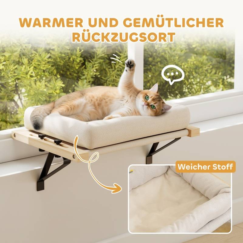 PANGIVO - Lit pour chat bois blanc 50 x 36 x 24 cm - PANGIVO - Image 5
