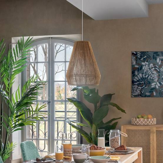Suspension corde Palm naturel D34 Atmosphera - Image 2