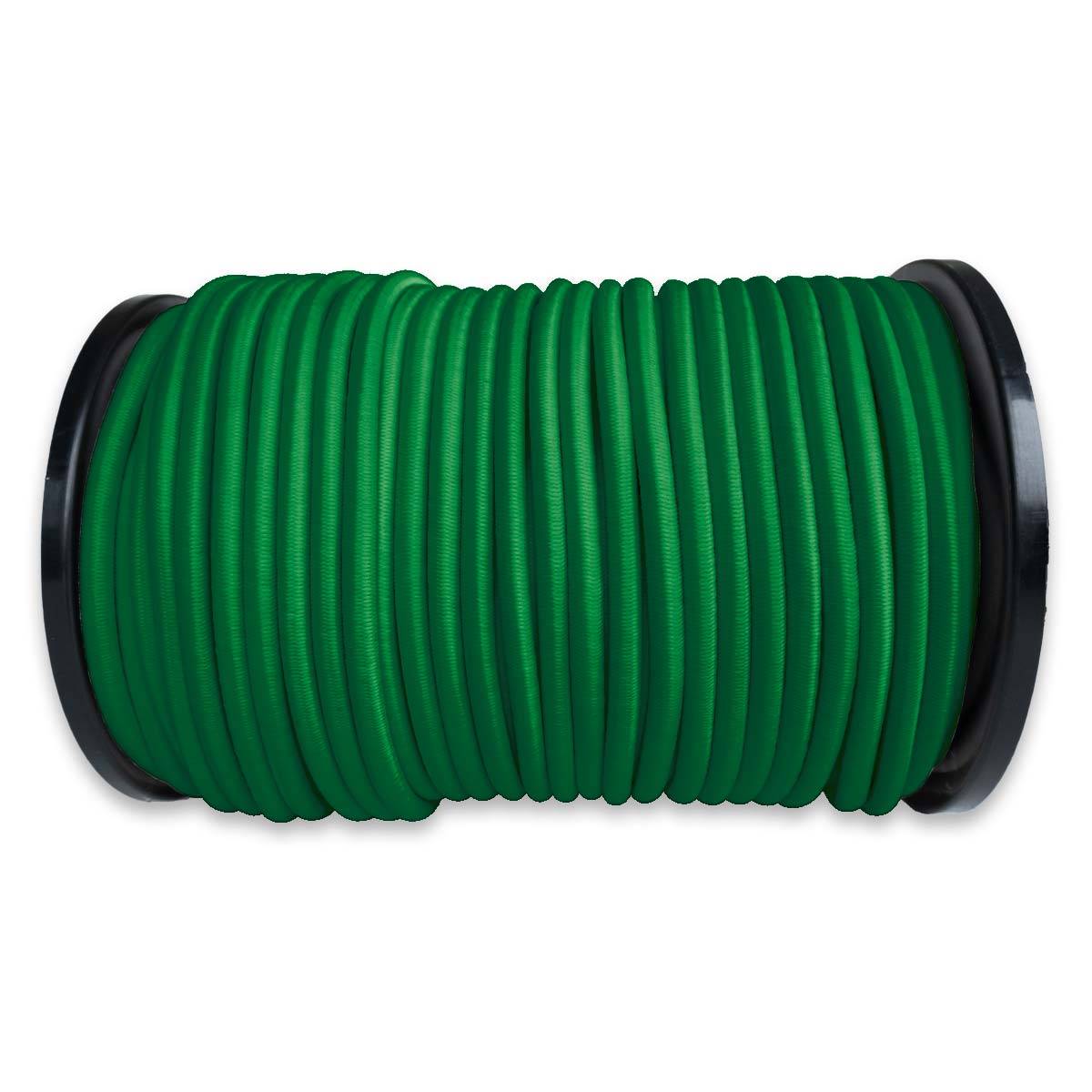 Sandow élastique Vert 100 mètres 9SW - Qualité PRO - Tendeur pour bâche de diamètre 9 mm TECPLAST - Image 6