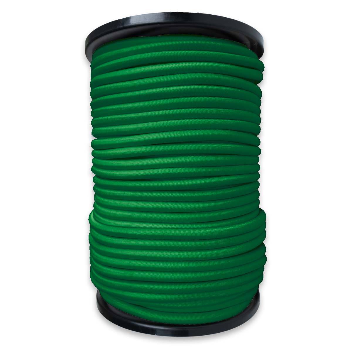 Sandow élastique Vert 100 mètres 9SW - Qualité PRO - Tendeur pour bâche de diamètre 9 mm TECPLAST - Image 7