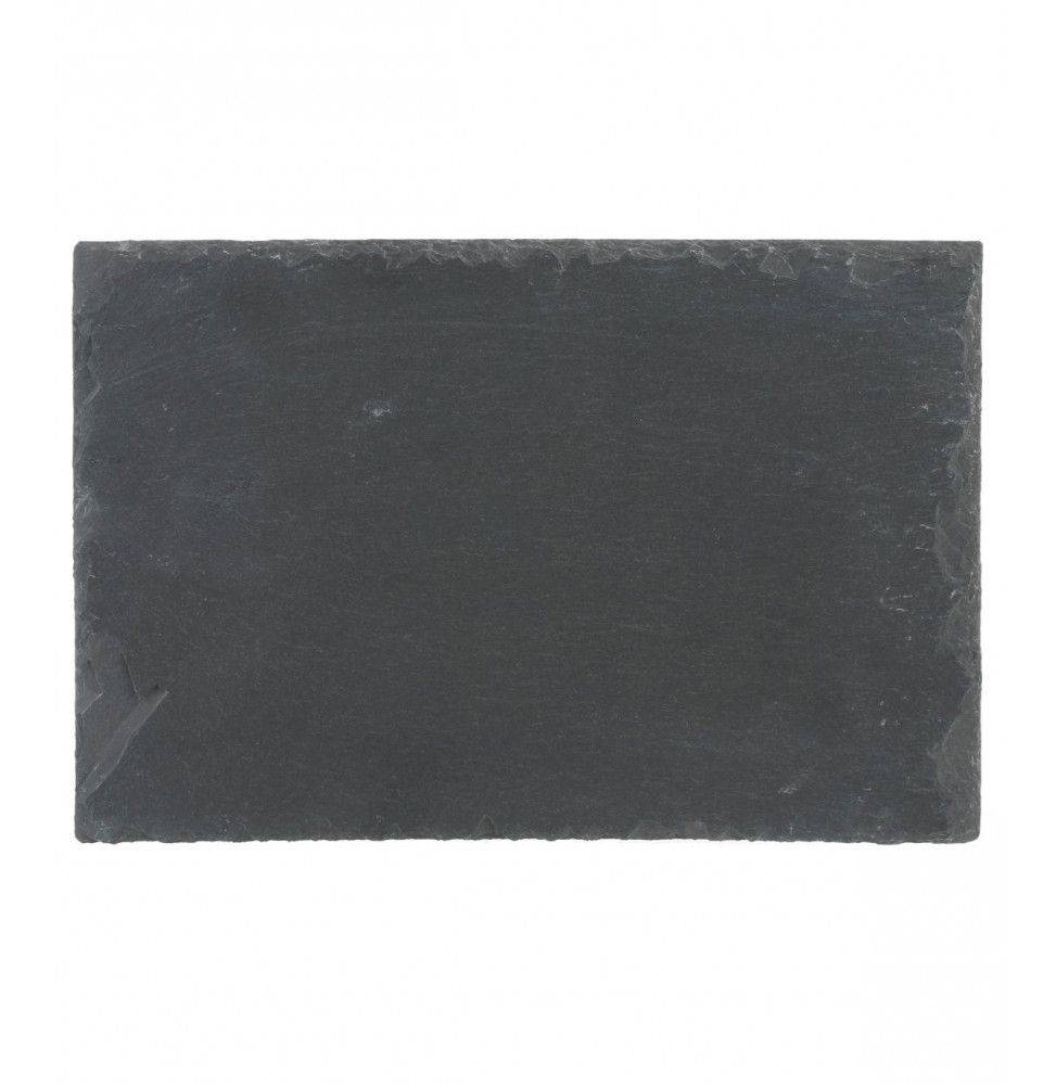 Lot de 6 assiettes en ardoise - L 30 x l 20 cm - Noir - Image 4