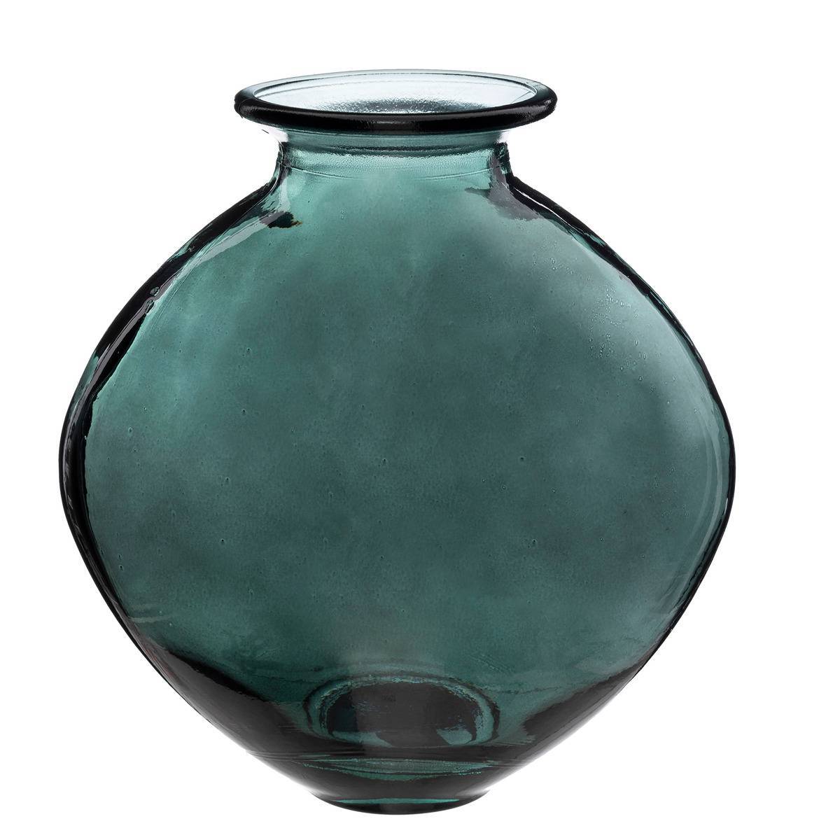 Atmosphera - Vase "Candy" verre recyclé vert H26cm - Atmosphera Créateur d'intérieur - Imagen 2