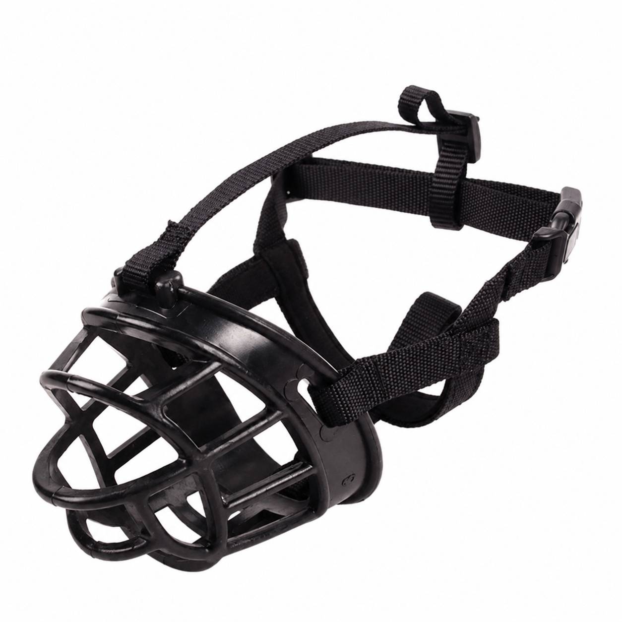 Muselière pour Chien Respirante Réglable Anti Morsure Anti Aboiement - Image 1