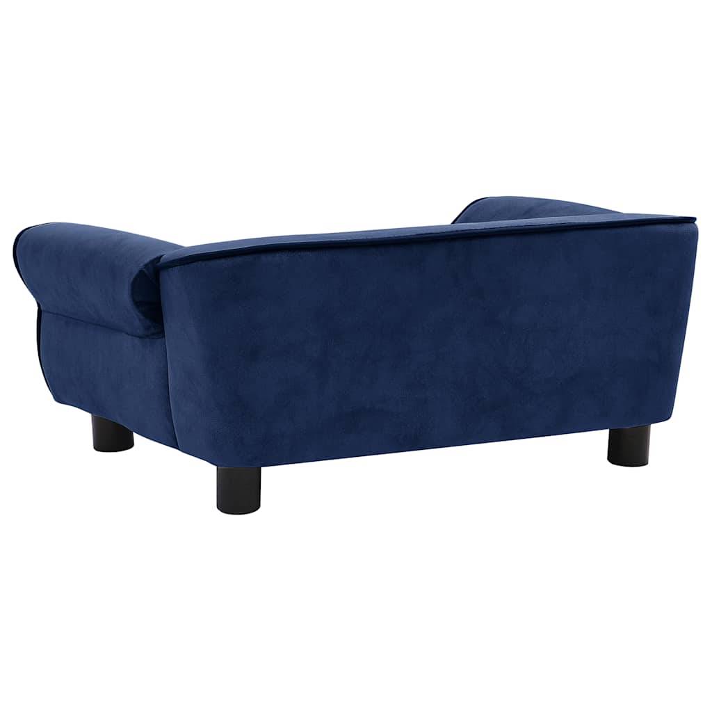 Vidaxl - Canapé pour chien Bleu 72x45x30 cm Peluche vidaXL 171040 - Imagen 8