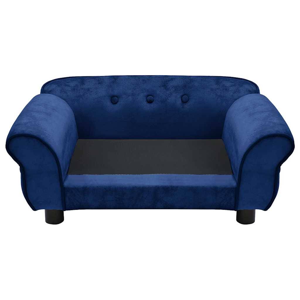 Vidaxl - Canapé pour chien Bleu 72x45x30 cm Peluche vidaXL 171040 - Imagen 6