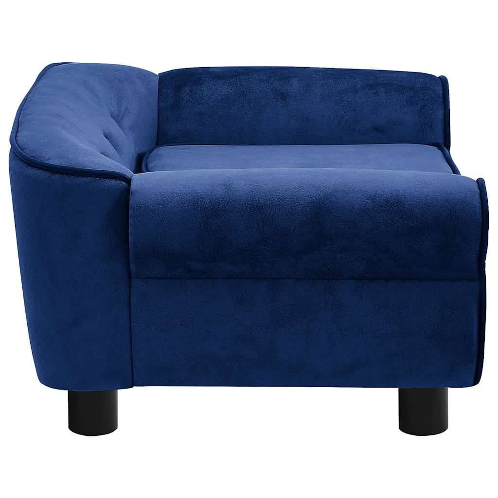Vidaxl - Canapé pour chien Bleu 72x45x30 cm Peluche vidaXL 171040 - Imagen 7