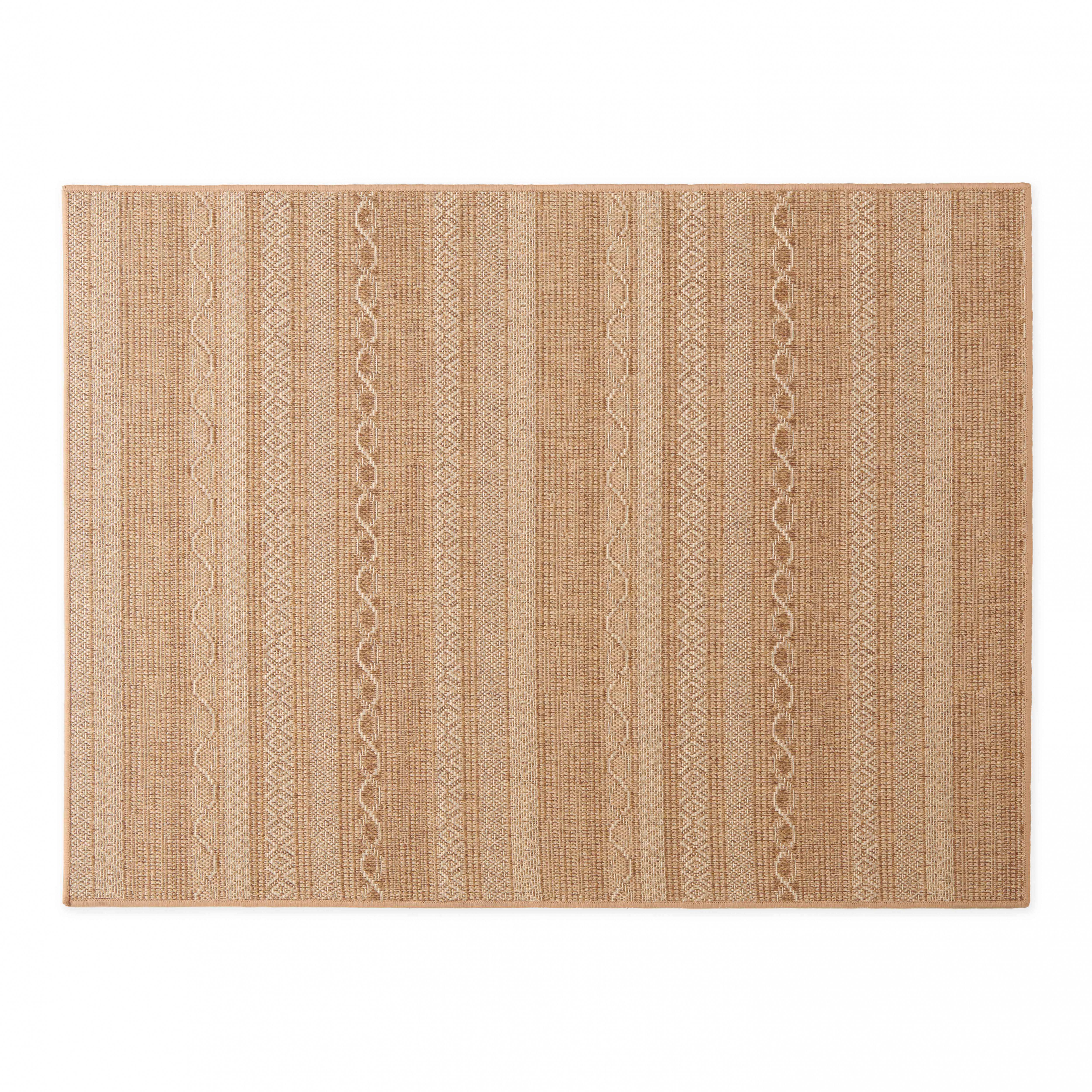 Oviala - Tapis rectangulaire en polypropylène 120x160 cm rouille Urda - Oviala - Imagen 2