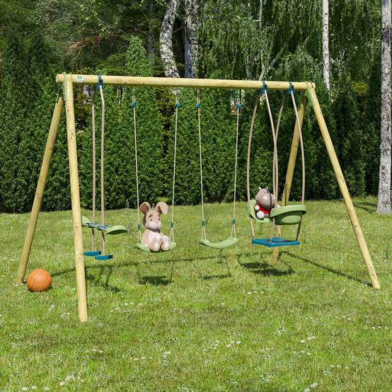 Trigano Jardin - Portique bois 2,30m Artix HALI 2 - Image 8