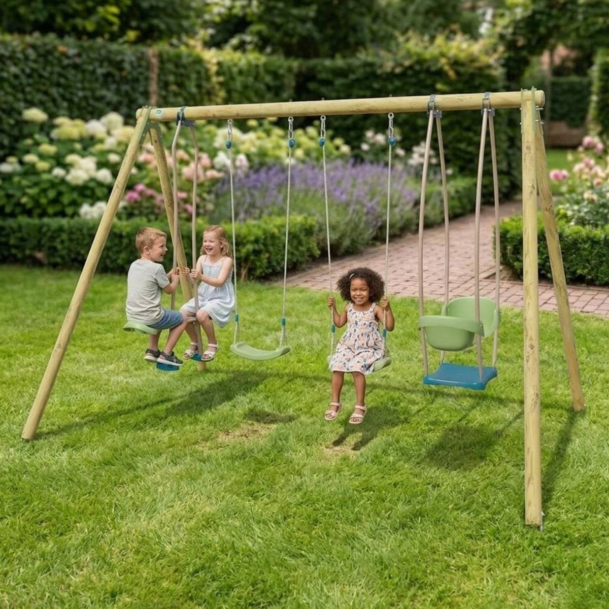 Trigano Jardin - Portique bois 2,30m Artix HALI 2 - Image 2