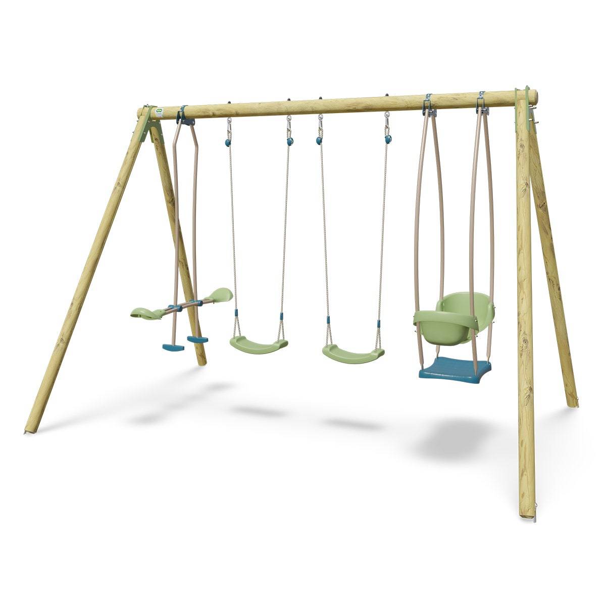 Trigano Jardin - Portique bois 2,30m Artix HALI 2 - Image 1