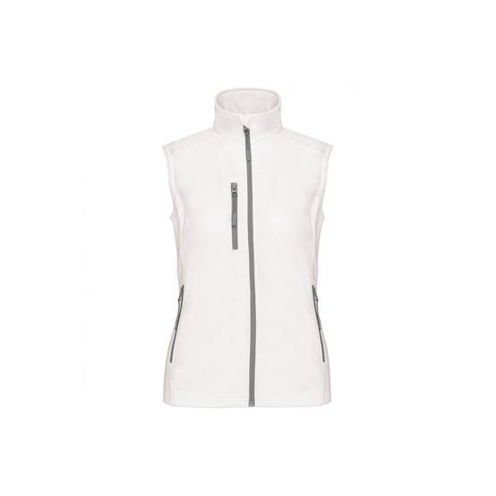 Bodywarmer Softshell femme Kariban imperméable Blanc 3XL - Image 1