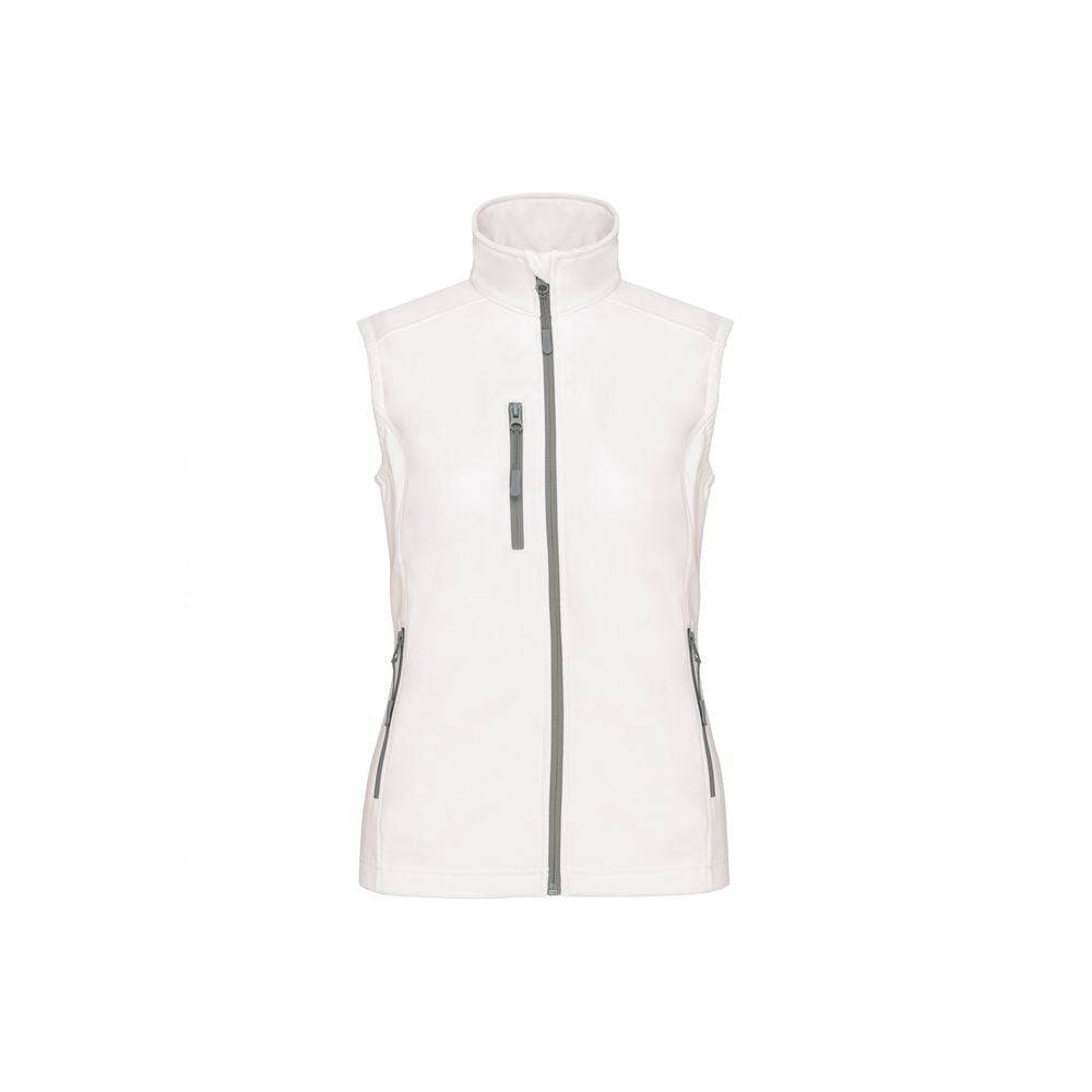 Bodywarmer Softshell femme Kariban imperméable Blanc 3XL - Image 1