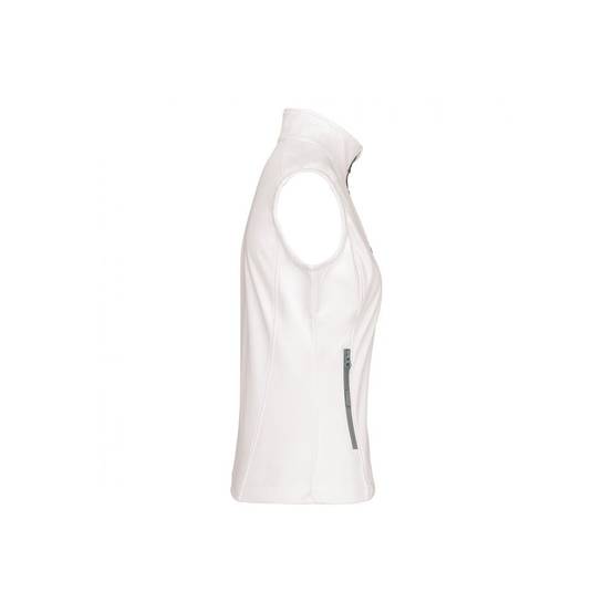 Bodywarmer Softshell femme Kariban imperméable Blanc 3XL - Image 3