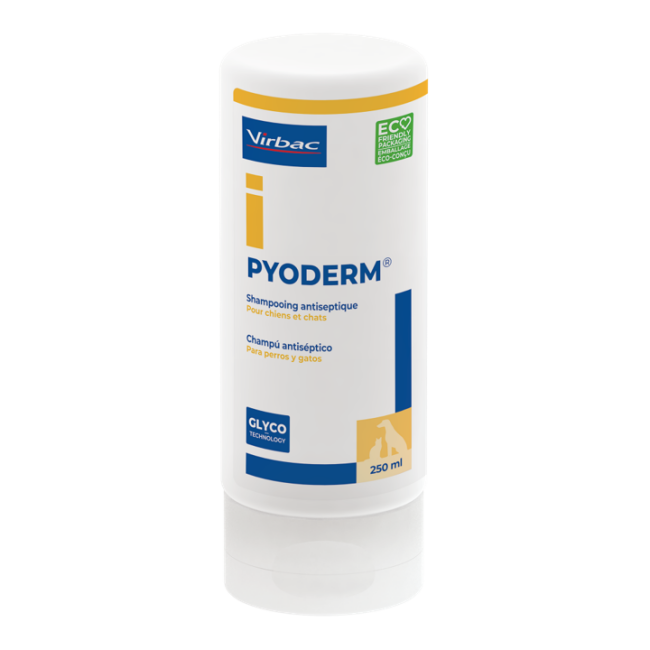 Shampoing dermatologique Pyoderm Virbac Flacon 250 ml - Imagen 1