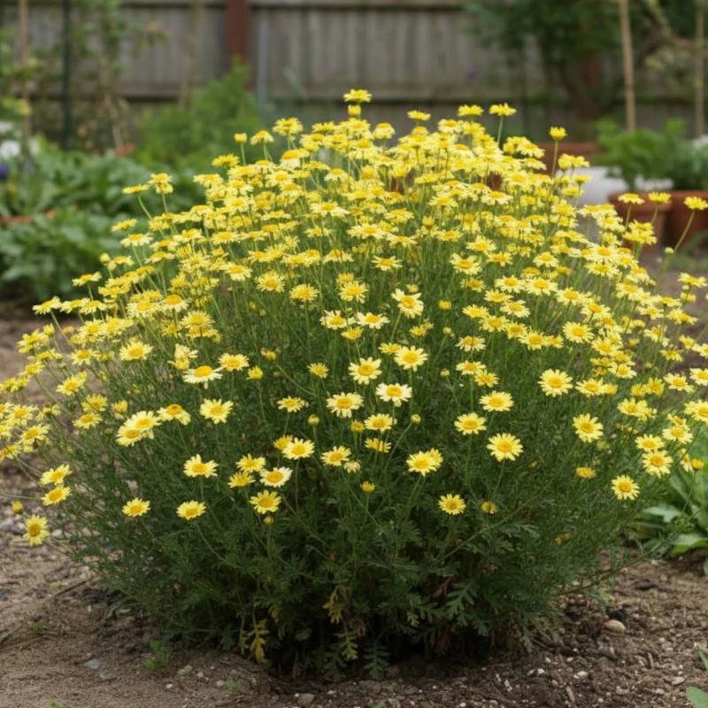 Anthémis des teinturiers E.C. Buxton à fleurs Jaune/ - feuillage Caduc - Godet - 5/20 cm