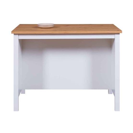 Ilot de Cuisine "Melina" 124cm Blanc - Image 4