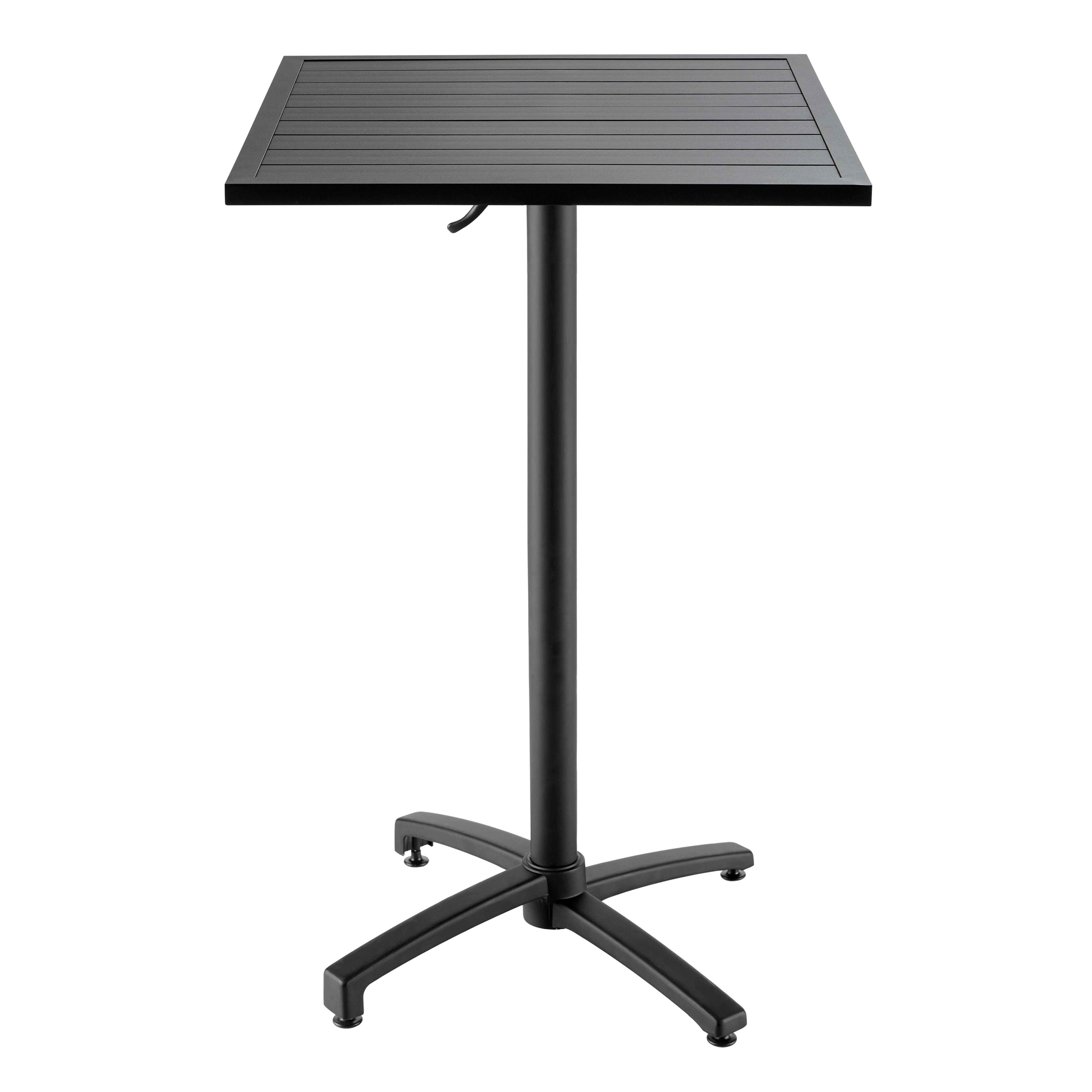 Oviala - Table haute mange debout en aluminium noir Cardiff - Oviala - Imagen 2