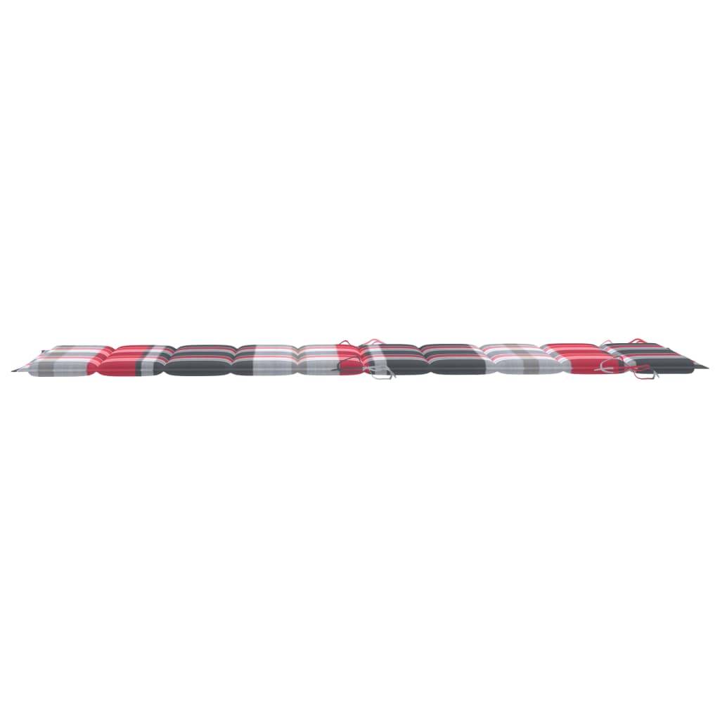 Helloshop26 - Lot de 2 transats chaise longue bain de soleil lit de jardin terrasse meuble d'extérieur avec coussins bois d'acacia solide - Imagen 8