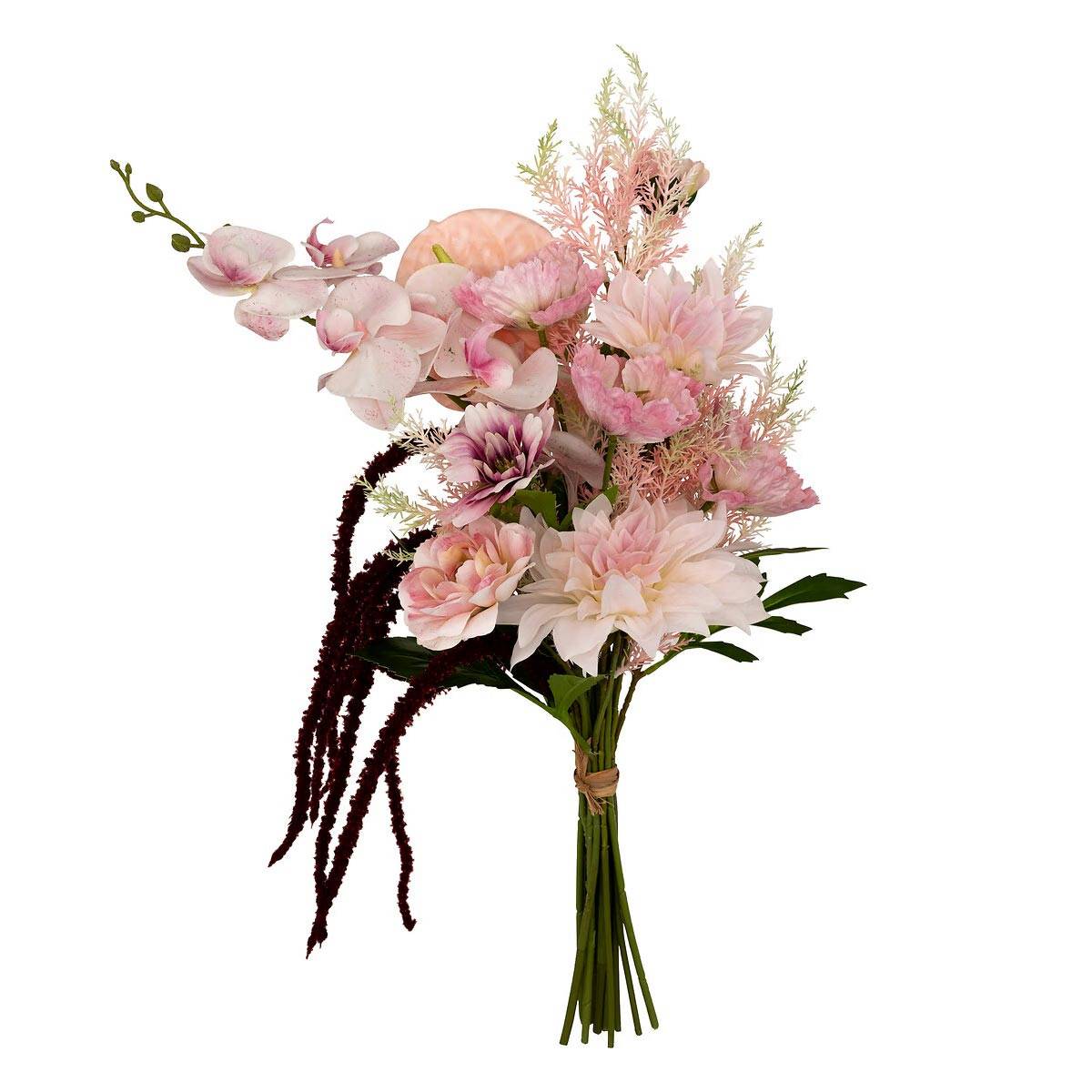 Bouquet Artificiel Composé "Wild Romance" 60cm Rose - Image 1