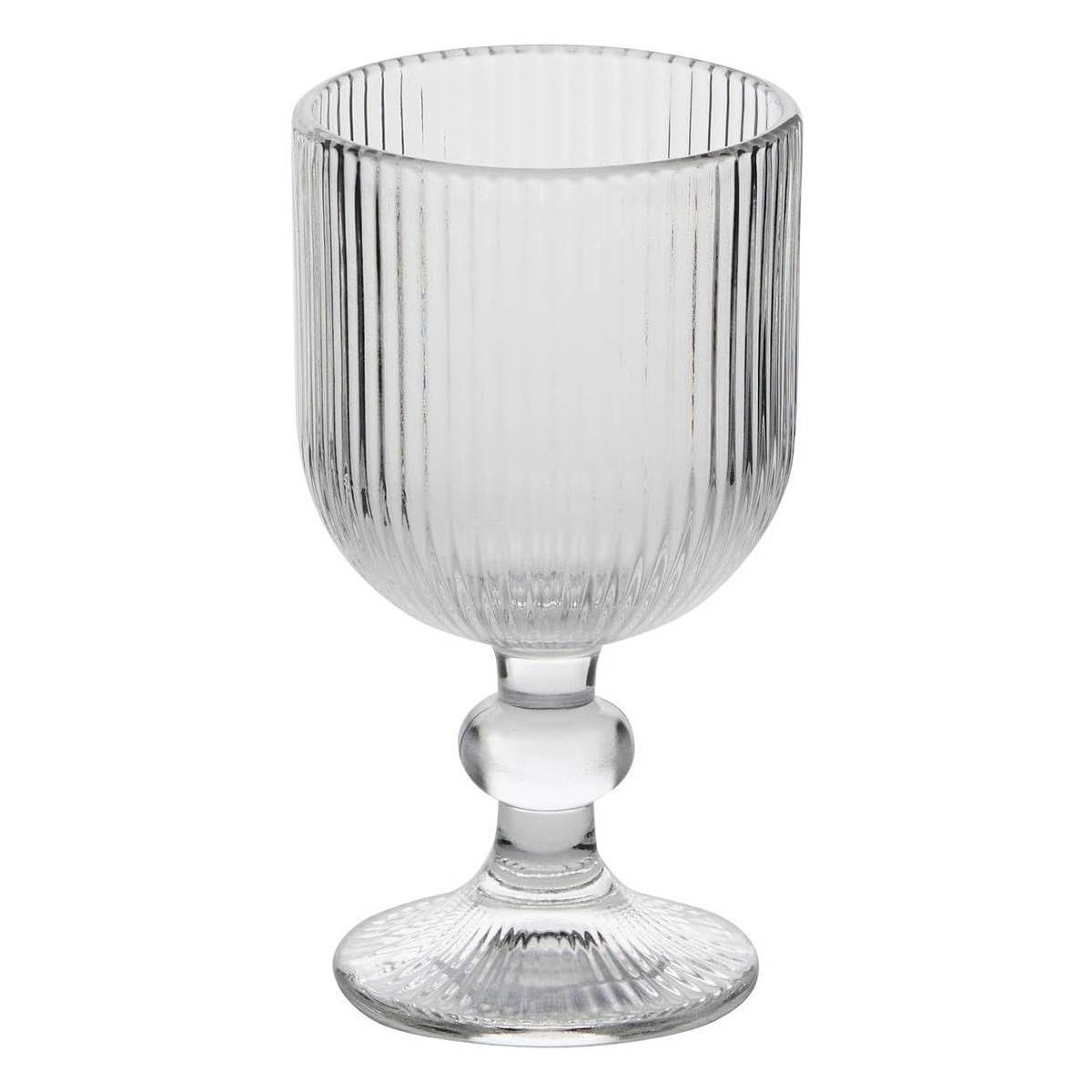 Lot de 6 Verres à Vin Strie "Ema" 25cl Transparent - Image 2