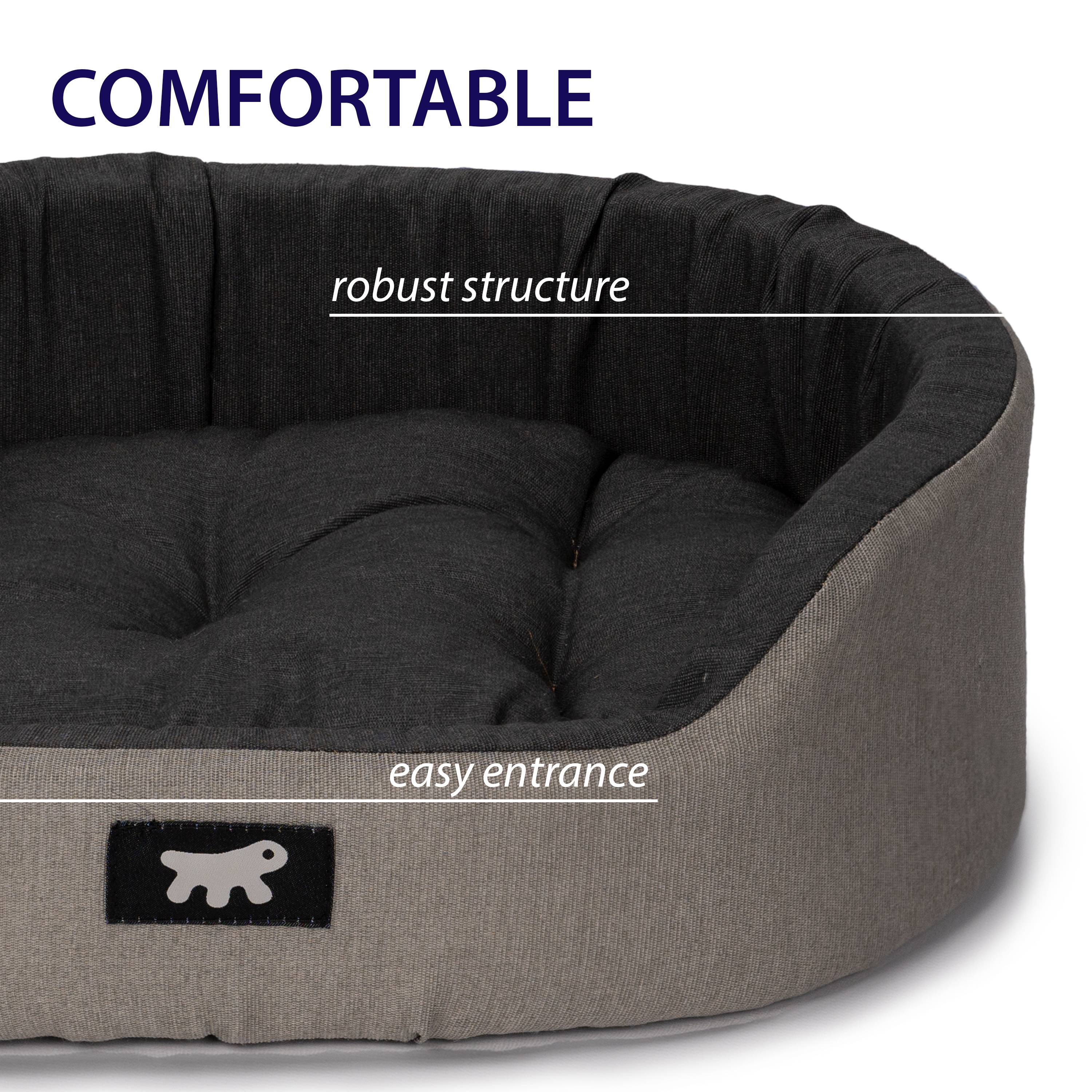 Ferplast - Ferplast Panier Chien Dandy, Coussin Amovible et Lavable, Housse en Coton avec Rembourrage Doux, Idéale également comme Niche pour Chat, 55 x 41 x H - Imagen 7