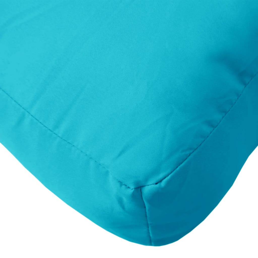 Set 2 Coussins Palette Tissu Oxford Confortable pour Salon de Jardin Terrasse Turquoise 110x58cm – ComfortXL Outdoor Living - Image 7