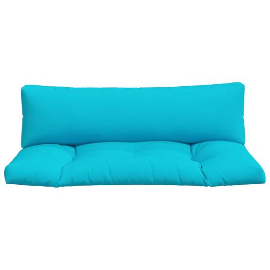 Set 2 Coussins Palette Tissu Oxford Confortable pour Salon de Jardin Terrasse Turquoise 110x58cm – ComfortXL Outdoor Living - Image 4