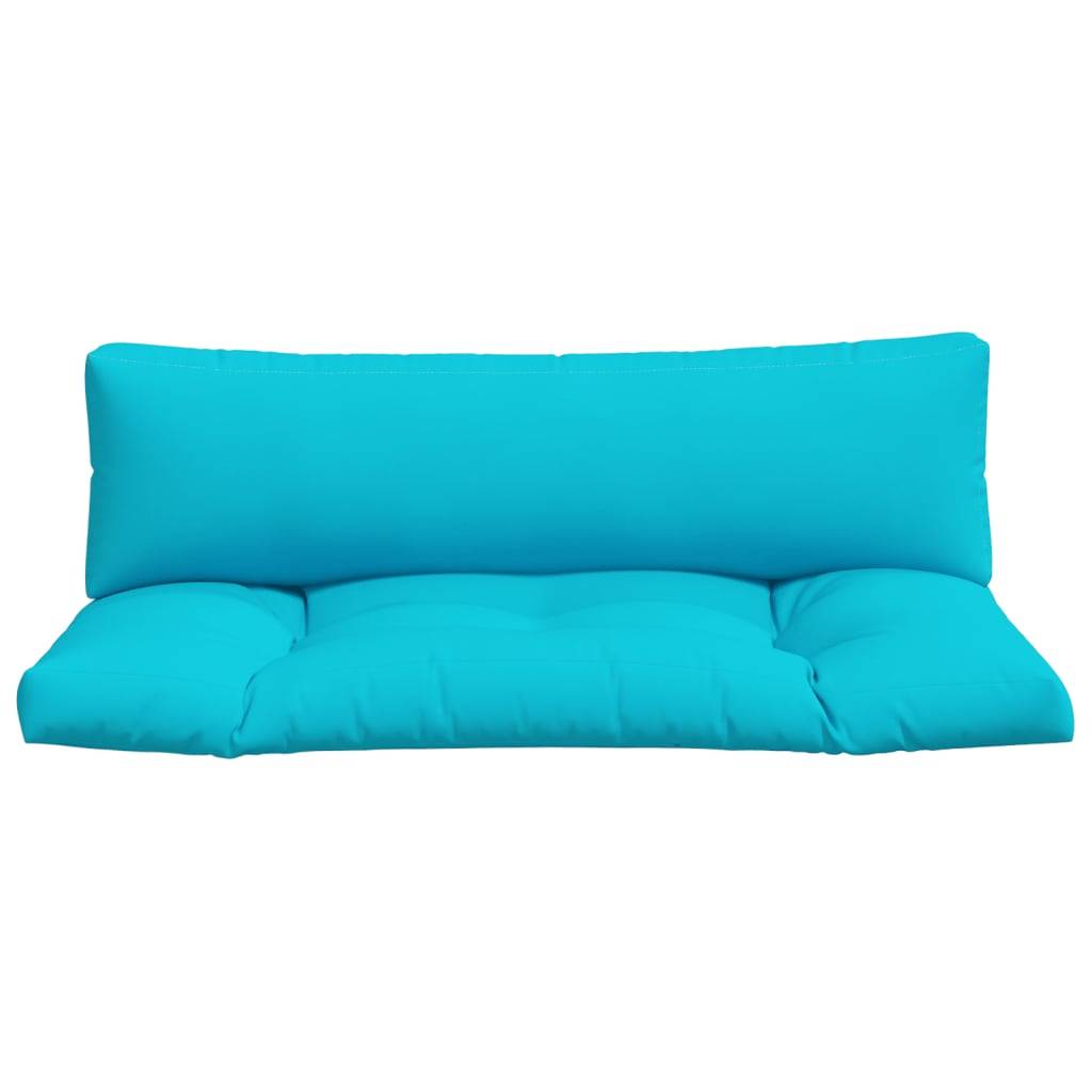Set 2 Coussins Palette Tissu Oxford Confortable pour Salon de Jardin Terrasse Turquoise 110x58cm – ComfortXL Outdoor Living - Image 4