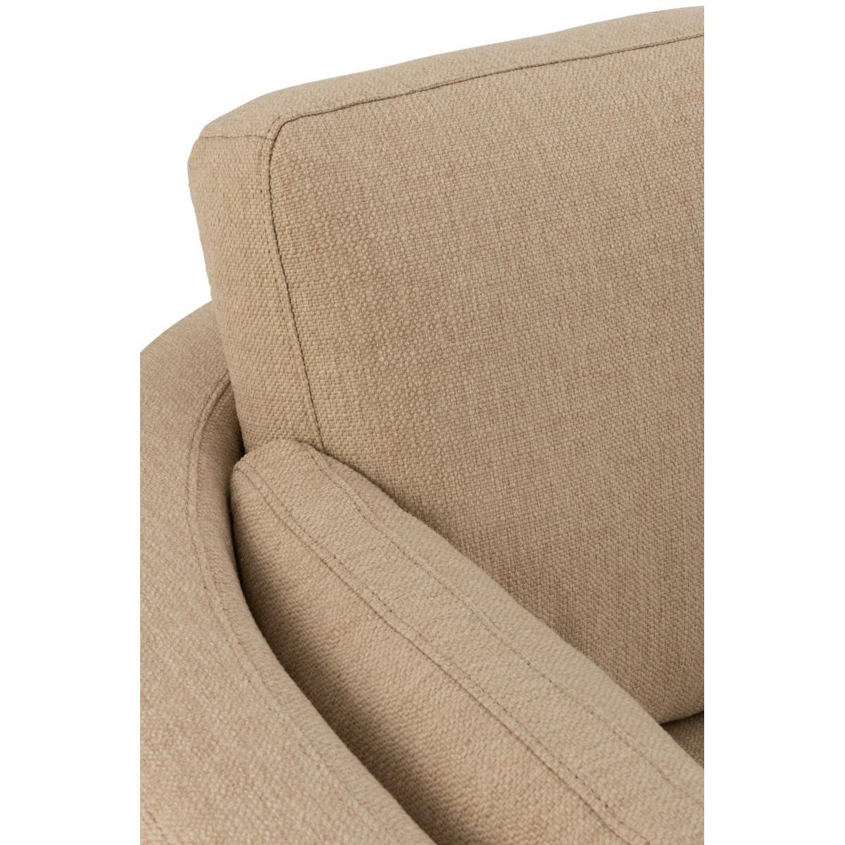 J-Line - Fauteuil Pivotant "Swiv" 109cm Beige - Image 5