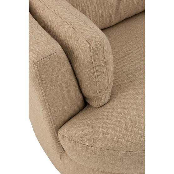 J-Line - Fauteuil Pivotant "Swiv" 109cm Beige - Image 7