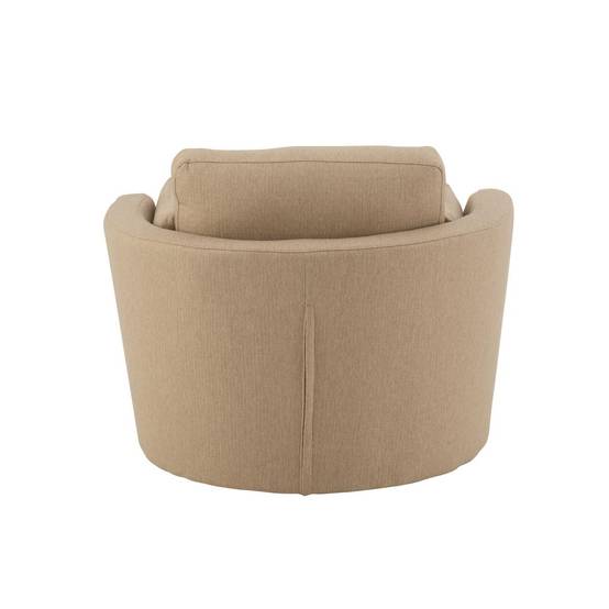 J-Line - Fauteuil Pivotant "Swiv" 109cm Beige - Image 4