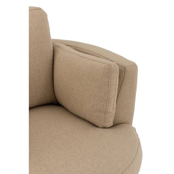 J-Line - Fauteuil Pivotant "Swiv" 109cm Beige - Image 6