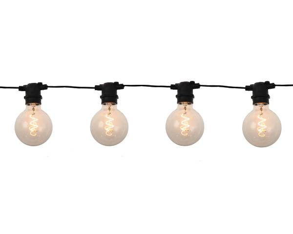 Blachere Illumination - Guirlande guinguette retro filament blanc chaud - L. 4,8m - Blachere Illumination - Image 1