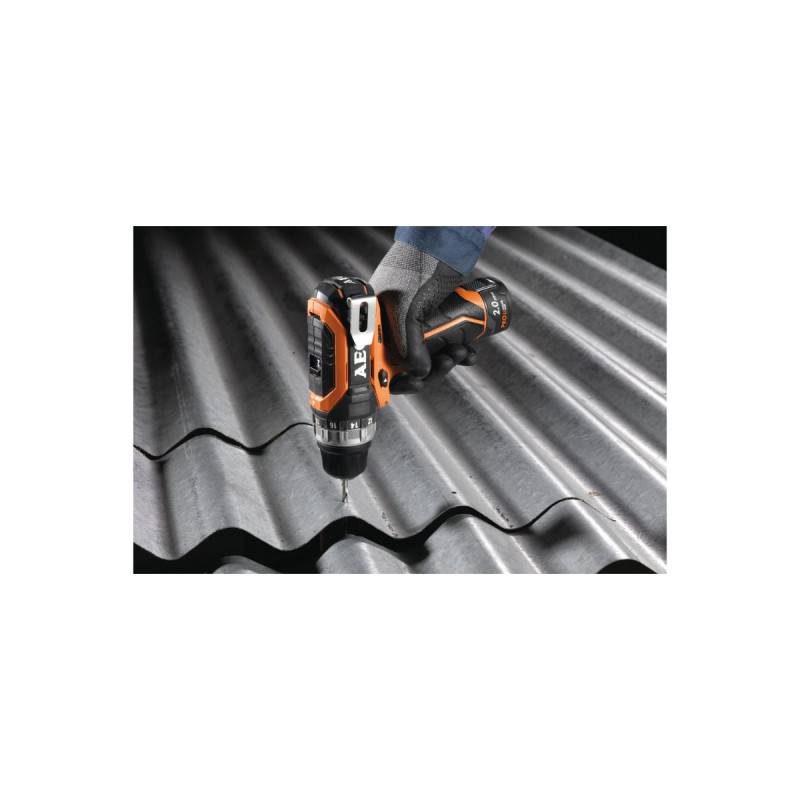 Aeg - Perceuse visseuse AEG 12V Li-ion - 2 batteries 2.0Ah Pro-Lithium - 1 chargeur 40min - BS12C2-202C - Image 3