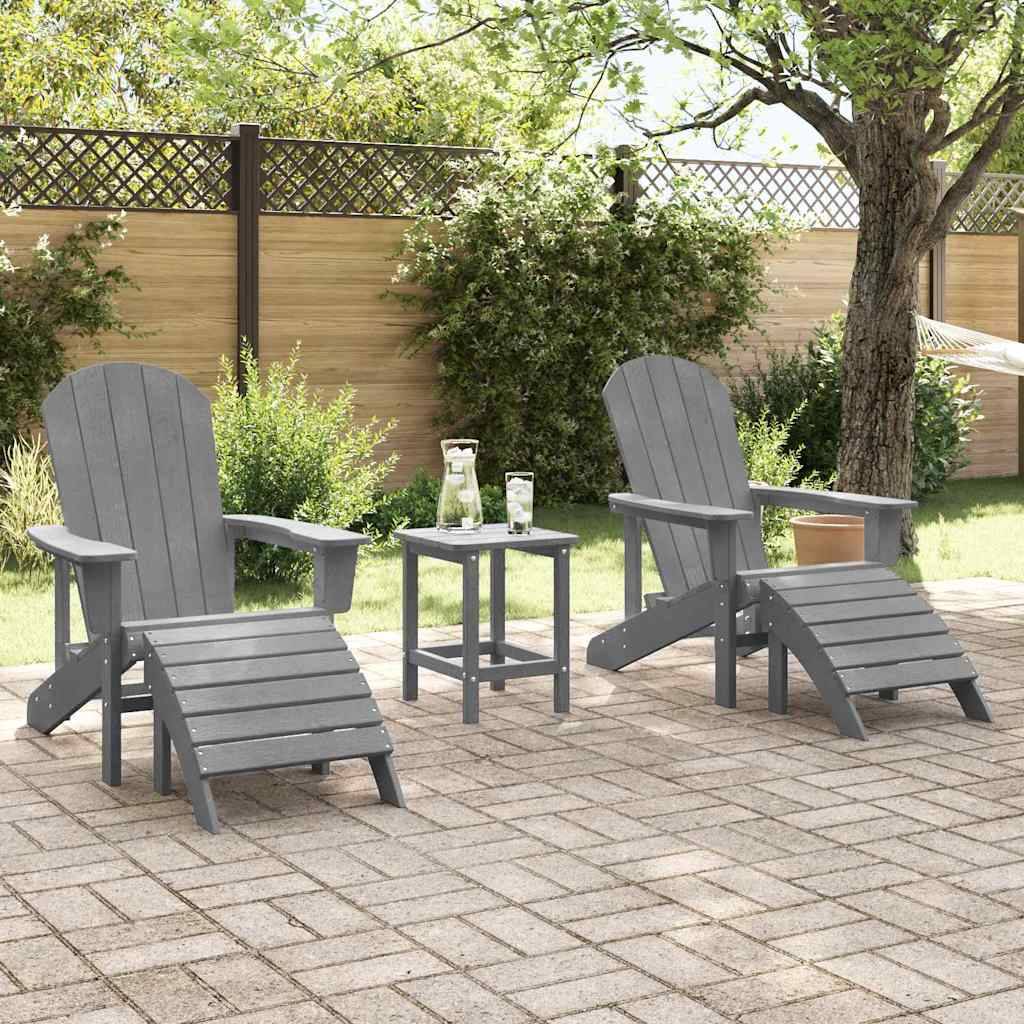 PANGIVO - Chaise de jardin Polyéthylène Gris clair 83 x 74 x 92 cm, Poids :42.96kg - PANGIVO - Image 3