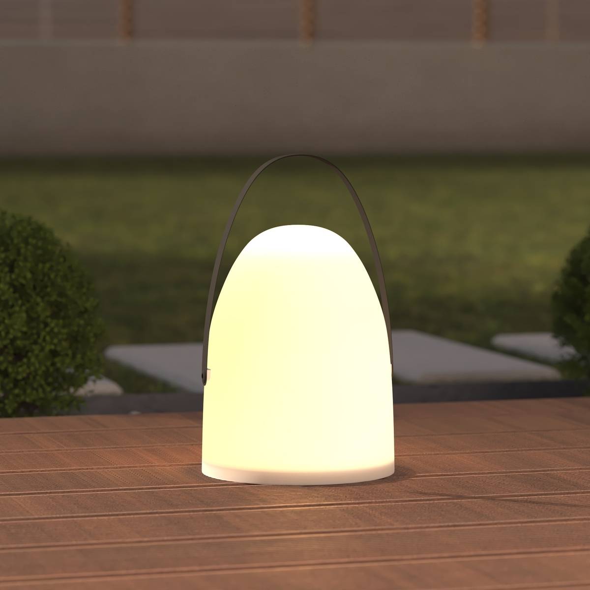 Lampe extérieur "Cleo" blanc H30cm ATMOSPHERA CREATEUR D'INTERIEUR - Imagen 1