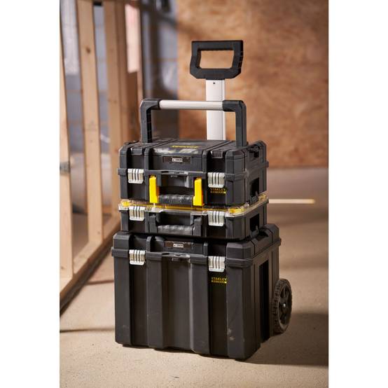 stanley - STANLEY FATMAX Tour Mobile TSTAK PRO-STACK - FMST1-80103 - Organiseur 7 Compartiments - Mallette 14 L - Imagen 5