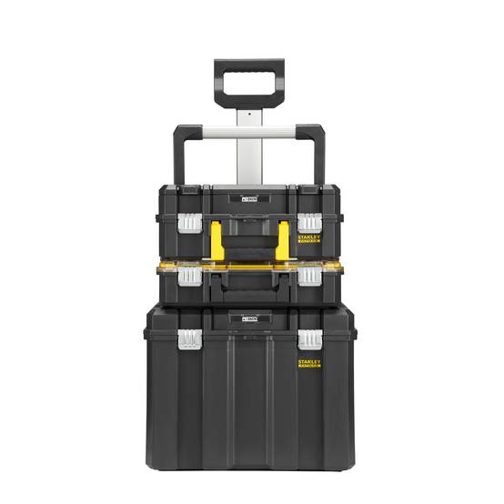 stanley - STANLEY FATMAX Tour Mobile TSTAK PRO-STACK - FMST1-80103 - Organiseur 7 Compartiments - Mallette 14 L - Imagen 2