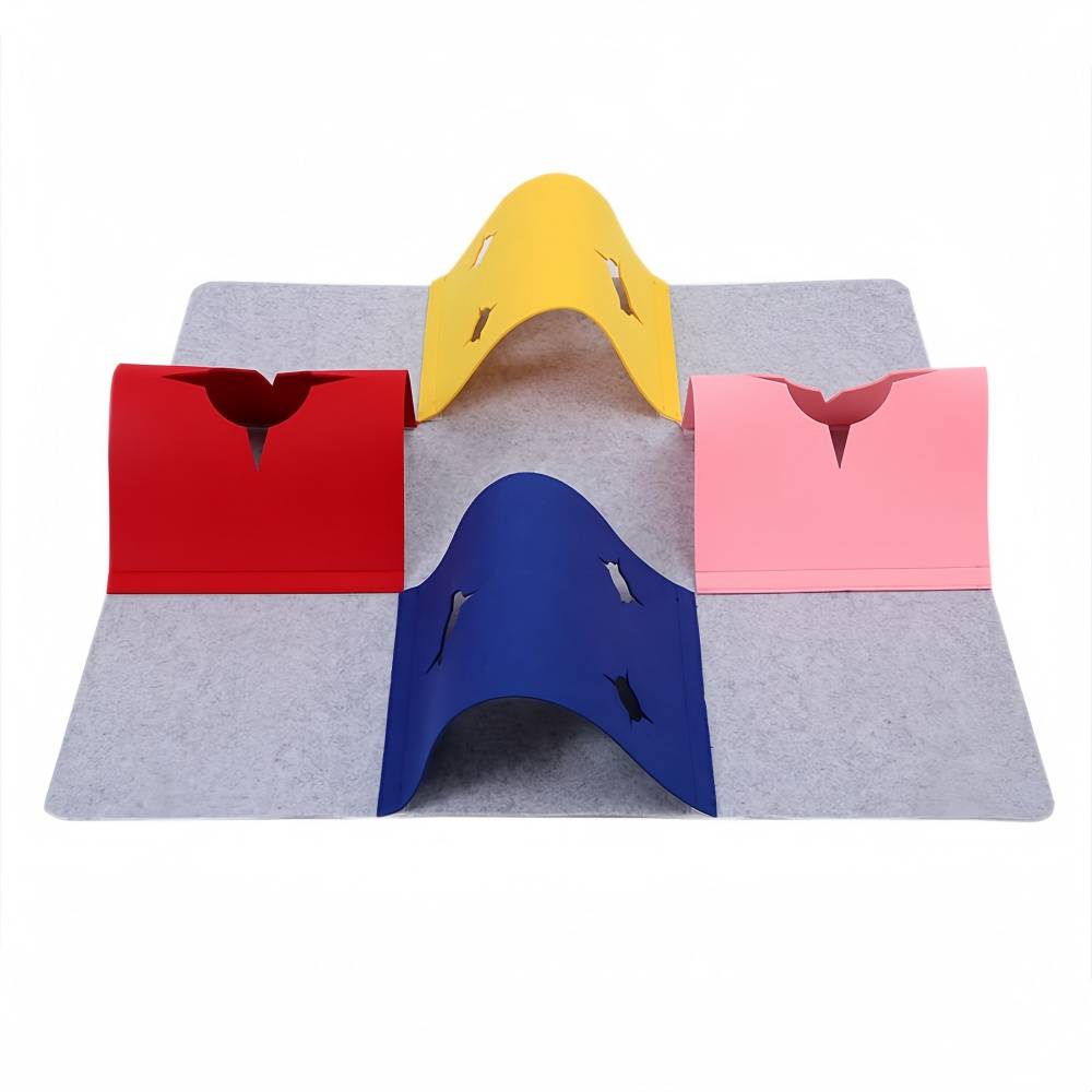 IntiMeg - Jouet en feutre tunnel pliable pour petits animaux IntiMeg - Image 2